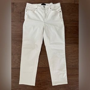 Banana Republic Factory High Rise Slim White 31/12P